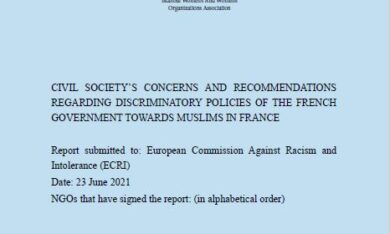 Fransa’daki Müslümanlara Yönelik Ayrımcı Devlet Politikaları İle İlgili Sivil Toplum Kuruluşlarının Endişeleri Ve Önerilerini